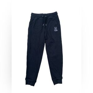 Psycho Bunny Size L, 14-16, Black Joggers Sweatpants